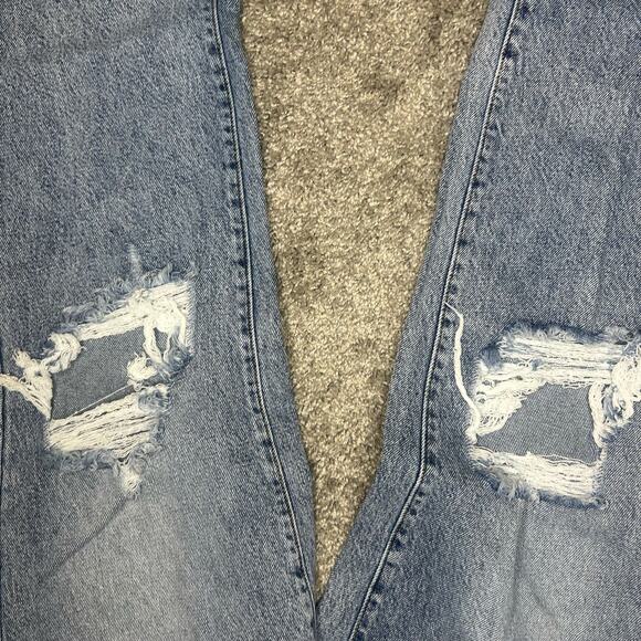 Pac Sun Jeans Women's Size 28 Dad Jean Inseam 29 distressed Button Fly - Picture 3 of 7